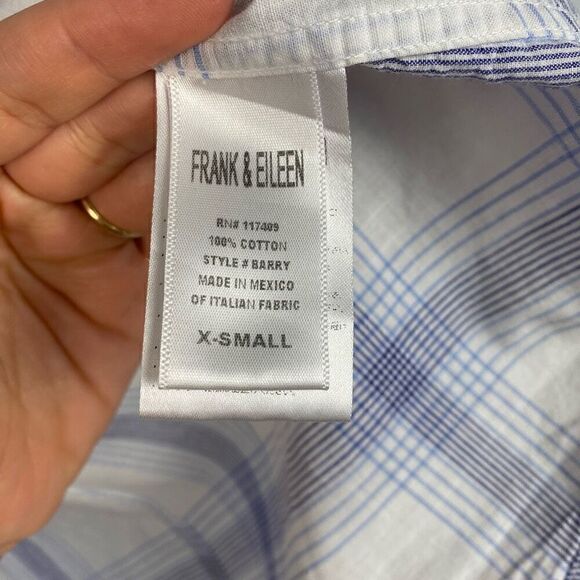 Frank & Eileen BARRY Tailored Button-Up Plaid Shirt - Picture 6 of 8